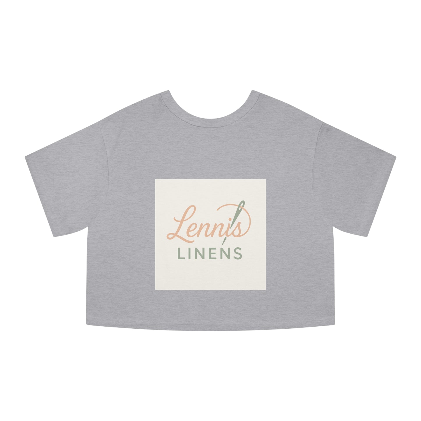 Lennis Linens Cropped T-Shirt - Casual Women's Tee for Relaxed Style