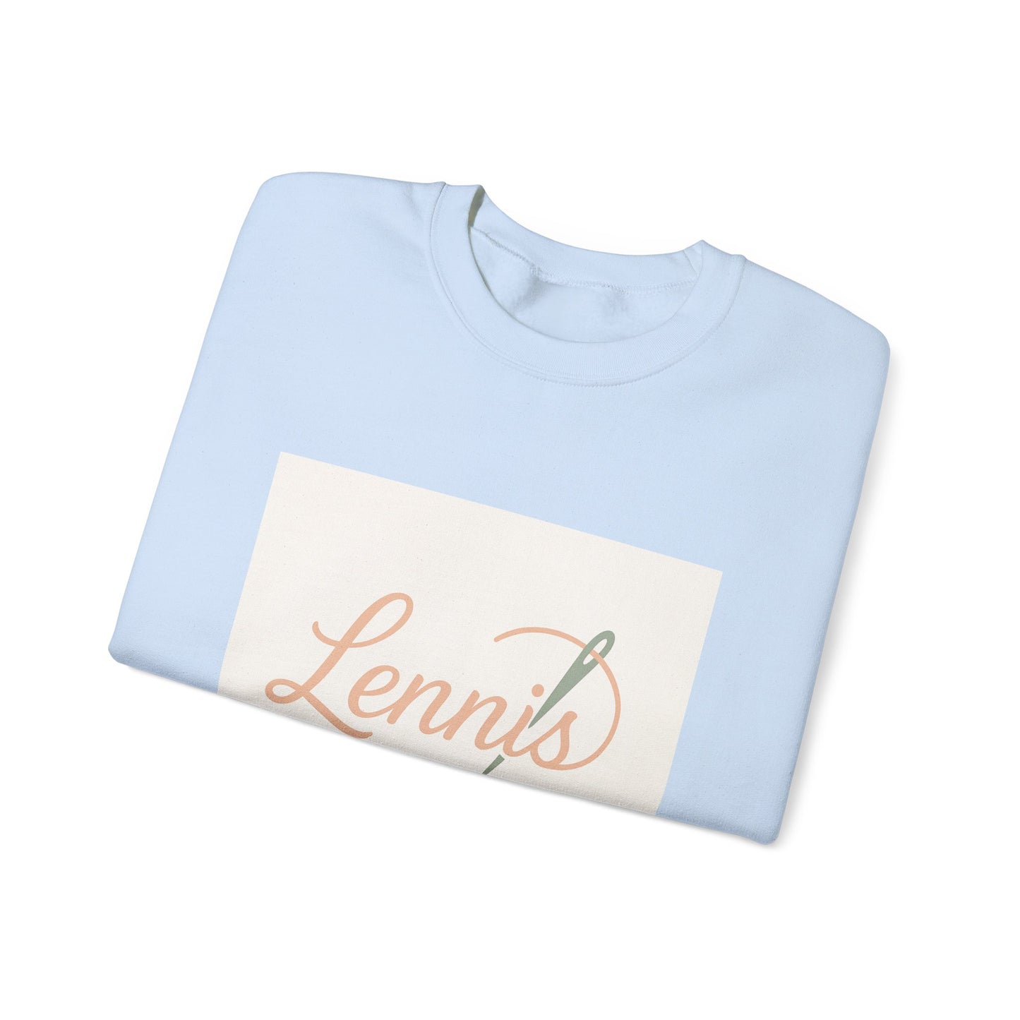Cozy Unisex Crewneck Sweatshirt "Lennis Linens" – Perfect for Casual Days and Gift Giving