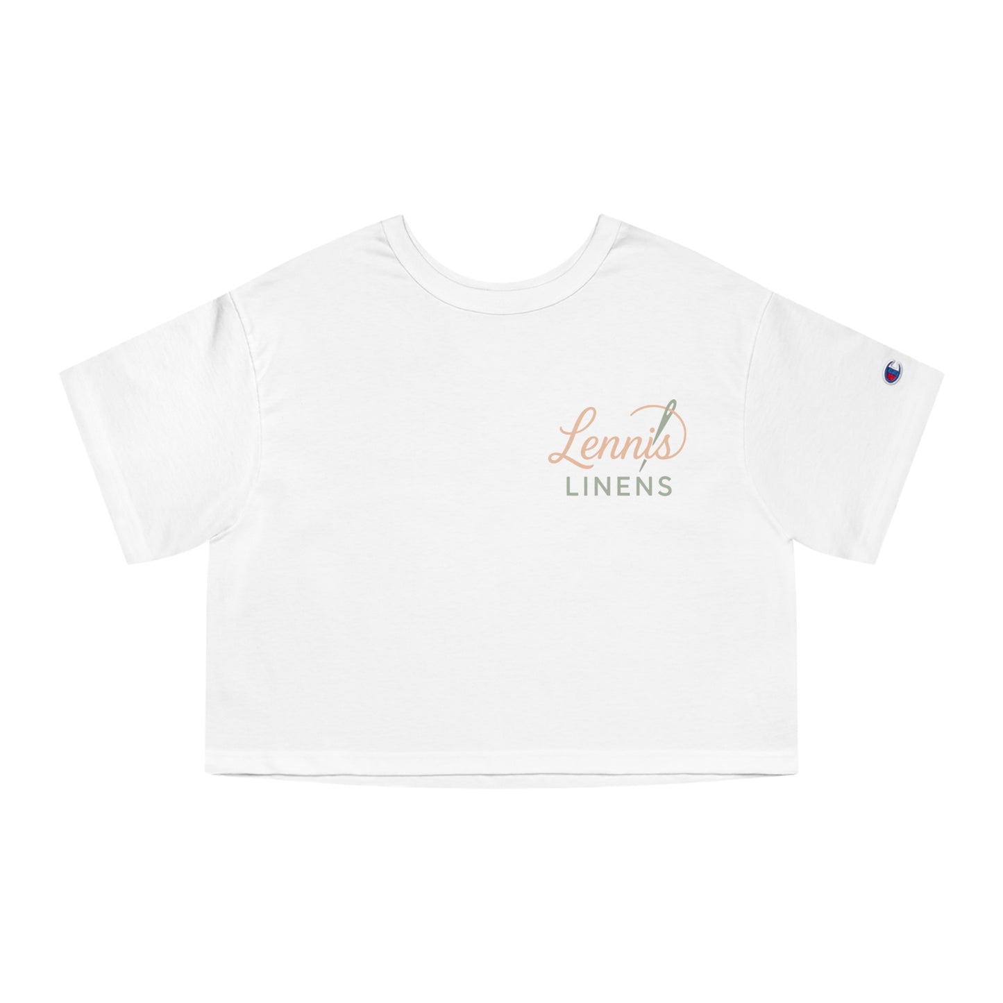 Lennis Linens Cropped T-Shirt - Casual Women's Tee for Relaxed Style