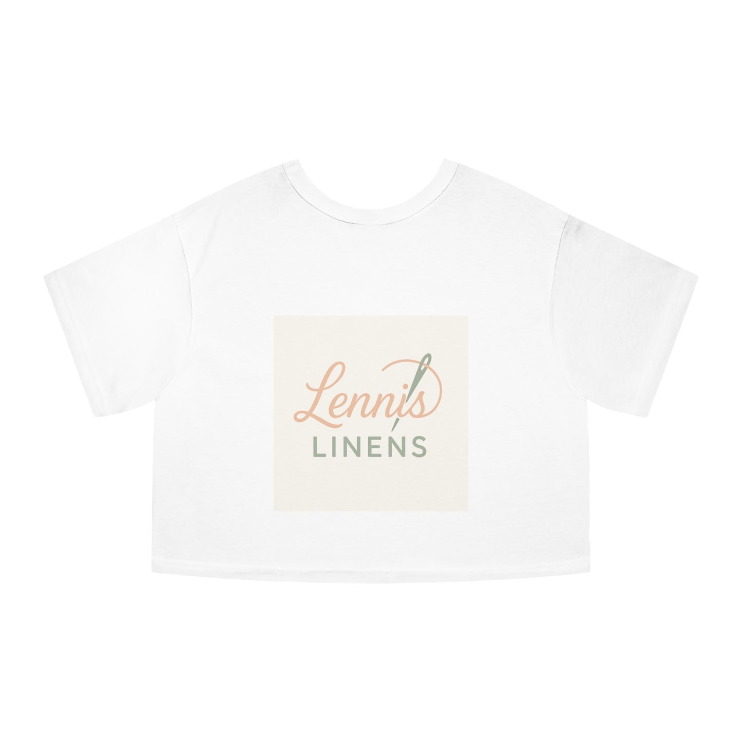 Lennis Linens Cropped T-Shirt - Casual Women's Tee for Relaxed Style