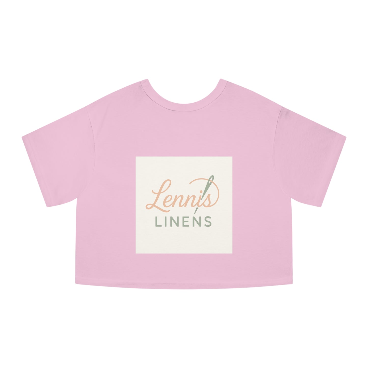 Lennis Linens Cropped T-Shirt - Casual Women's Tee for Relaxed Style