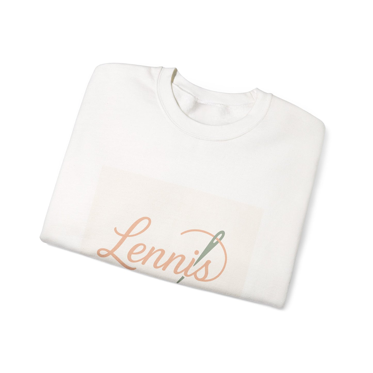 Cozy Unisex Crewneck Sweatshirt "Lennis Linens" – Perfect for Casual Days and Gift Giving