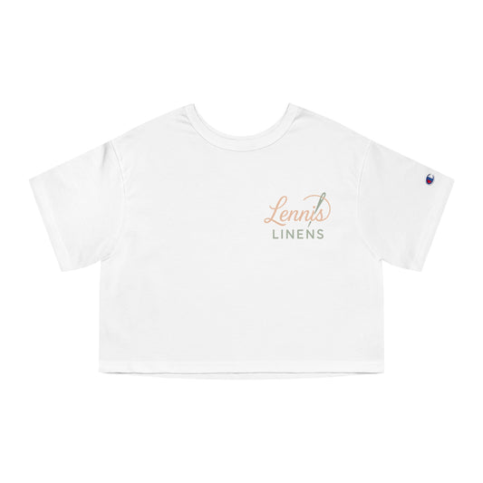 Lennis Linens Cropped T-Shirt - Casual Women's Tee for Relaxed Style